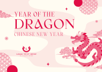 Year Of The Dragon Postcard