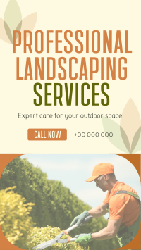 Professional Landscape Services Facebook Story