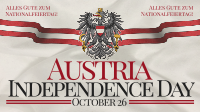 Austrian Independence Day Facebook Event Cover