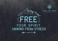 Free Your Spirit Postcard