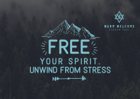 Free Your Spirit Postcard