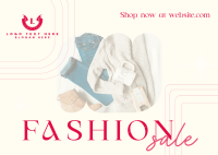 Fashion Sale Postcard