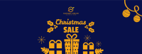 Christmas Gift Sale Facebook Cover Image Preview