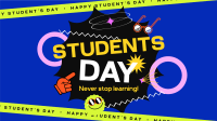 Students Day Greeting Facebook Event Cover