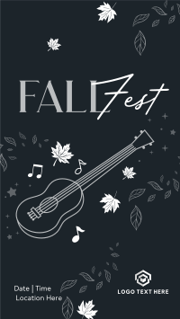 Fall Music Fest Instagram Story