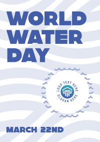 World Water Day Waves Flyer