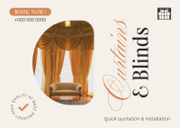 High Quality Curtains & Blinds Postcard