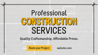 House Construction Service Animation