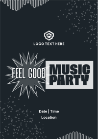 Feel Good Party Flyer