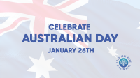 Australian Day Flag Zoom Background