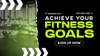 Fitness Gym Training Animation