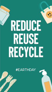 Reduce Reuse Recycle Instagram Story