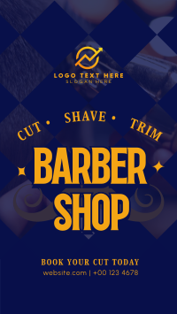 Barber Service Instagram Reel Design