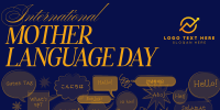 Modern Nostalgia International Mother Language Day Twitter Post