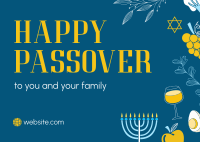 Happy Passover Postcard