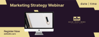 Marketing Strategy Webinar Facebook Cover Design