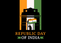 Republic Day of India Postcard