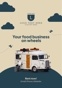 Rent Food Truck Flyer