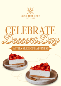 Dessert Day Cake Flyer