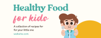 Healthy Recipes for Kids Facebook Cover