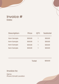 Consultant Invoice example 2