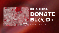 Modern Blood Donation Facebook Event Cover Design