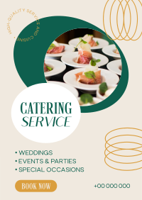 Classy Catering Service Poster