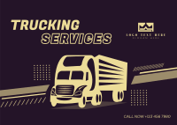 Truck Delivery Services Postcard