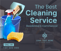 The Best Cleaning Service Facebook Post