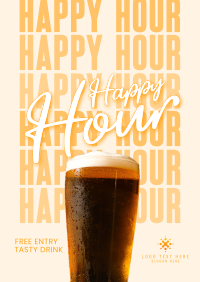 Happy Hour Night Poster