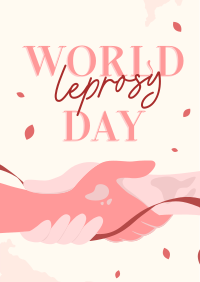 Happy Leprosy Day Flyer