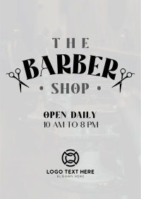 Hipster Barber Shop Flyer