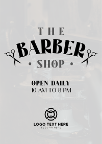 Hipster Barber Shop Flyer