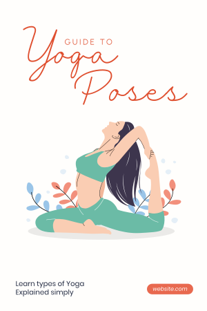 Guide to Yoga Poses Pinterest Pin Image Preview