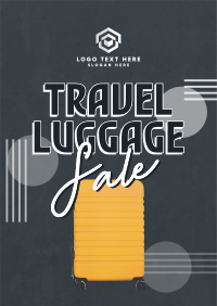 Travel Luggage Discounts Poster