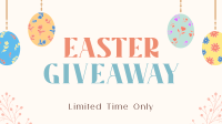 Minimalist Easter Egg Facebook Event Cover