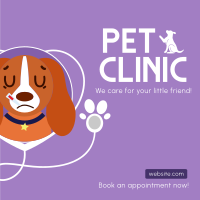 Pet Clinic Instagram Post
