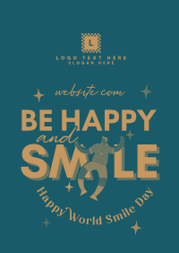 Be Happy And Smile Poster