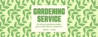 Gardener Facebook Cover example 2