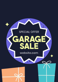 Garage Sale Ad Poster