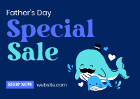 Whaley Dad Sale Postcard