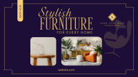 Stylish Furniture Store Facebook Event Cover