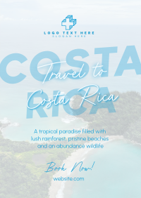 Travel To Costa Rica Poster