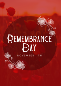 Poppy Day Flyer example 3