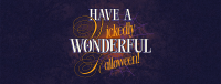 Wonderful Halloween Quotes Facebook Cover Image Preview