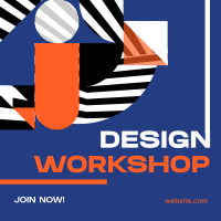 Modern Abstract Design Workshop Instagram Post Image Preview