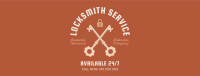 Vintage Locksmith Facebook Cover Image Preview