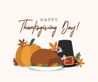 Thanksgiving Dinner Facebook Post Design