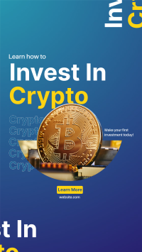 Crypto Investment Instagram Story