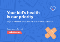 Pediatric Health Care Postcard